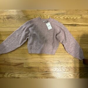 NWT Pull&Bear Blush Crew Neck Sweater